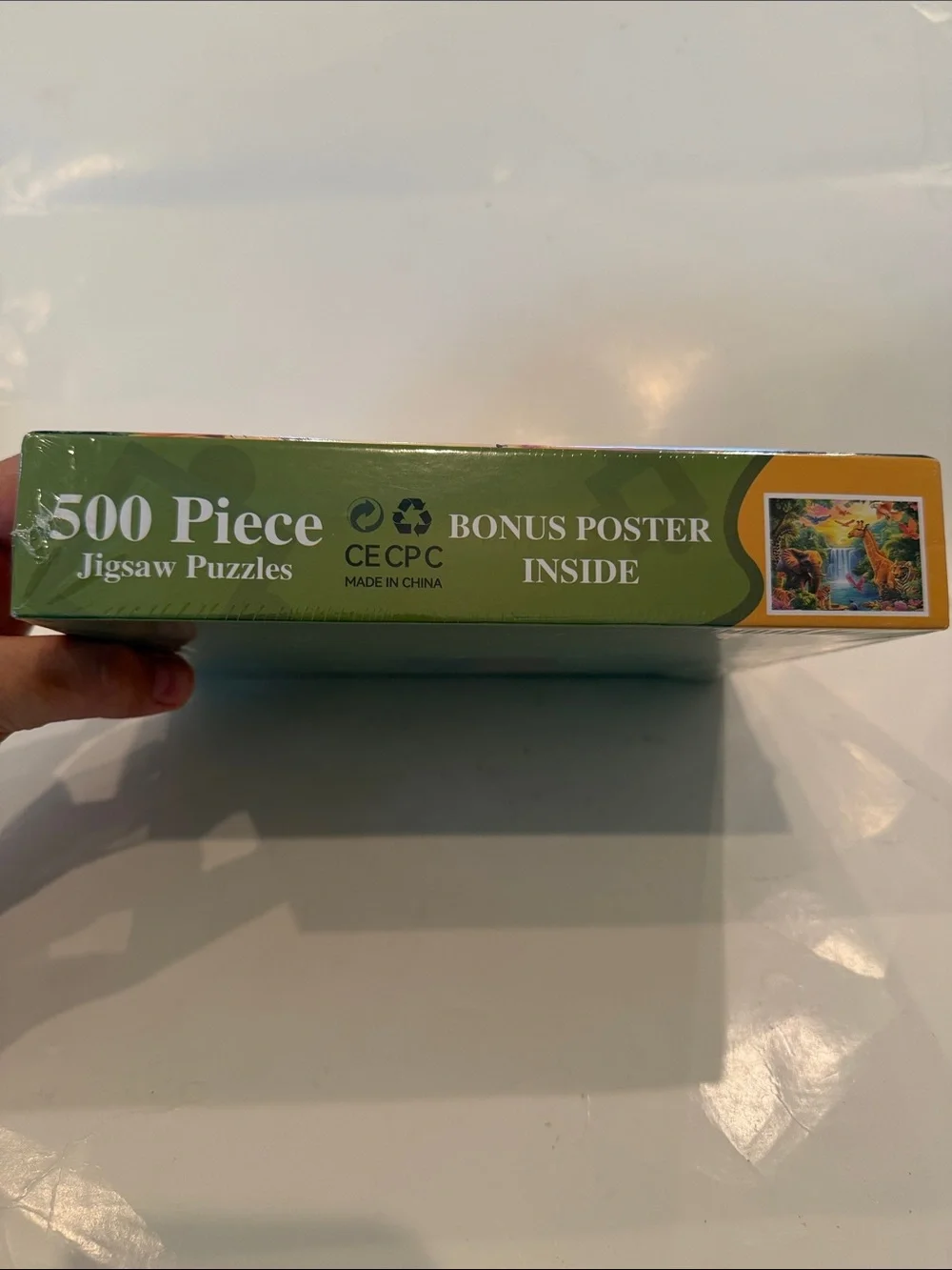 Forest Animal Family 500-Piece Jigsaw Puzzle - Colorful Wildlife Scene 20.5x15in